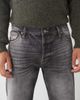 Weekday Weekday Meteor low rise relaxed straight leg jeans in dusky black - 4