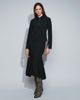 Weekday Weekday midi skirt with mermaid hem in black stripes - part of a set - 1