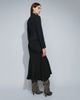 Weekday Weekday midi skirt with mermaid hem in black stripes - part of a set - 3