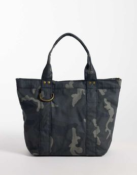 Weekday Weekday mini tote in camo print-Green