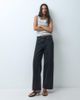 Weekday Weekday Missy low waist baggy fit jeans in black wash - 1