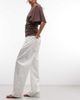Weekday Weekday Missy low waist loose fit jeans in off white - 2