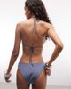 Weekday Weekday mix & match bikini bottom in dusty blue - 4