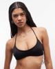 Weekday Weekday mix and match halter bikini top in black - 1