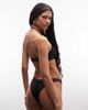Weekday Weekday mix and match halter bikini top in black - 3