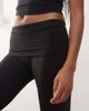 Weekday Weekday mix and match seamless stretch flared yoga leggings in black - 4
