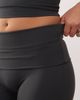 Weekday Weekday mix and match seamless stretch flared yoga leggings in dark gray - 3