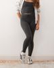 Weekday Weekday mix and match seamless stretch yoga leggings in dark gray - 2
