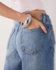 Weekday Weekday Monterey denim shorts in mid blue wash - 2