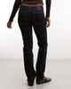 Weekday Weekday Neptune mid waist straight leg jeans in dark blue - 3