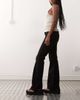 Weekday Weekday Nova low waist slim fit bootcut jeans in black-Blue - 3