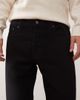 Weekday Weekday Orbit Unisex mid waist straight leg jeans in black - 4