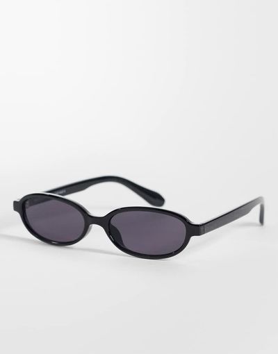 Weekday Weekday oval sunglasses in black