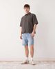 Weekday Weekday oversized denim shorts in light blue wash - 2