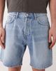 Weekday Weekday oversized denim shorts in light blue wash - 4