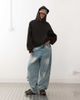 Weekday Weekday oversized hoodie in black in scuba-style fabric - 2