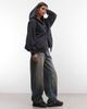 Weekday Weekday oversized hoodie with embroidery detail in dark blue - 2
