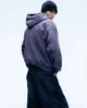Weekday Weekday oversized hoodie with scribble graphic in washed purple - 4