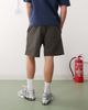 Weekday Weekday oversized jersey shorts in dark mole-Gray - 3