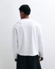 Weekday Weekday oversized long sleeve t-shirt with I miss you graphic in white - 4