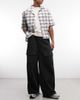 Weekday Weekday oversized parachute pants in washed black - 1