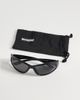 Weekday Weekday oversized racer sunglasses in black with black lense - 3