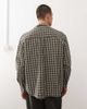 Weekday Weekday oversized shirt in beige & black check-Neutral - 3