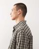 Weekday Weekday oversized shirt in beige & black check-Neutral - 4