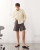 Weekday Weekday oversized shorts in brown plaid - 1