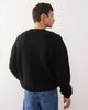 Weekday Weekday oversized sweater in black - 3