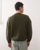 Weekday Weekday oversized sweater in khaki green - 3