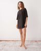 Weekday Weekday oversized T-shirt dress in dark brown - 2