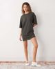 Weekday Weekday oversized T-shirt dress in khaki-Green - 1