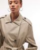 Weekday Weekday oversized trench coat in beige-Brown - 2