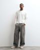 Weekday Weekday oversized wide leg sweatpants with seam detail in gray - 1