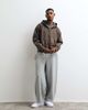 Weekday Weekday oversized zip hoodie with Virtual Mission graphic embroidery in brown - 2