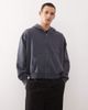 Weekday Weekday oversized zip through hoodie in navy - 1