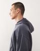 Weekday Weekday oversized zip through hoodie in navy - 4