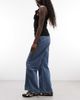 Weekday Weekday Paz mid waist wide leg jeans in blue - 3