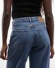 Weekday Weekday Paz mid waist wide leg jeans in blue - 4