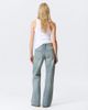 Weekday Weekday Paz mid waist wide leg jeans in washed blue - 3