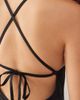 Weekday Weekday plunge swimsuit in black - 2