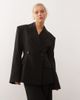 Weekday Weekday premium double breasted blazer in black - part of a set - 1