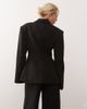 Weekday Weekday premium double breasted blazer in black - part of a set - 3