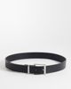 Weekday Weekday premium leather belt in black - 1