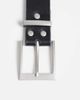 Weekday Weekday premium leather belt in black - 2