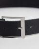 Weekday Weekday premium leather belt in black - 3