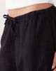 Weekday Weekday pull on linen mix wide leg pants in black - exclusive to ASOS - 3