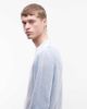 Weekday Weekday ribbed sweater in washed light blue - 3