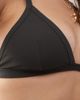 Weekday Weekday ribbed triangle bikini top in off-black - 4